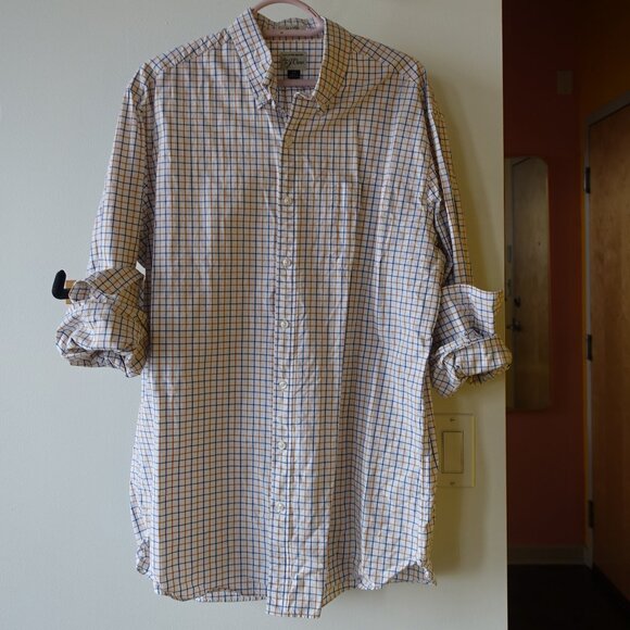 Lot of 8 J.Crew mens Tall Large L LT cotton casual workwear office shirts - Picture 10 of 16